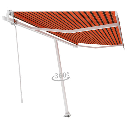 Tenda da Sole Autoportante Automatica 400x350cm Arancio Marrone