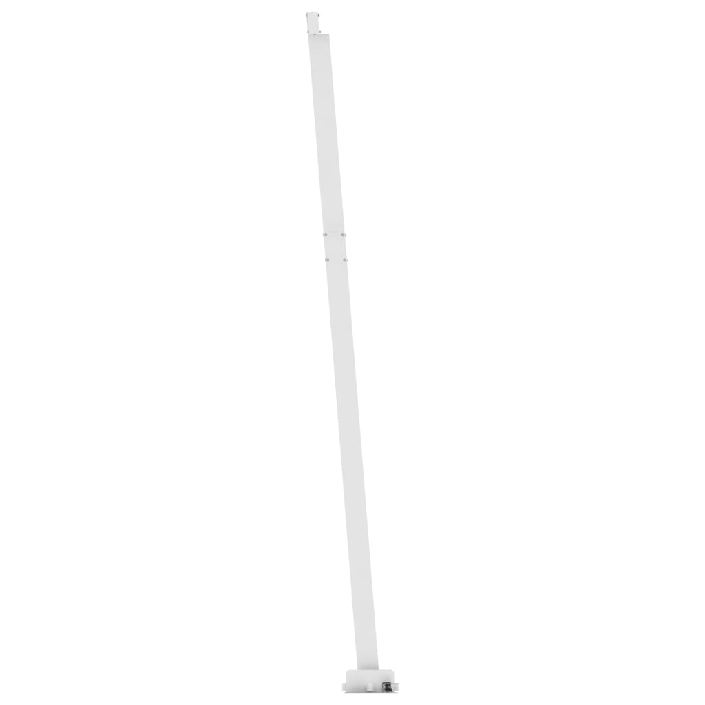 Tenda da Sole Retrattile Manuale LED 450x350 cm Crema - homemem39