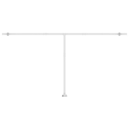 Tenda Automatica con Sensore Vento LED 600x350 cm Gialla Bianca - homemem39