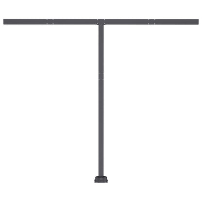 Tenda da Sole Automatica Autoportante 350x250 cm Blu e Bianca - homemem39