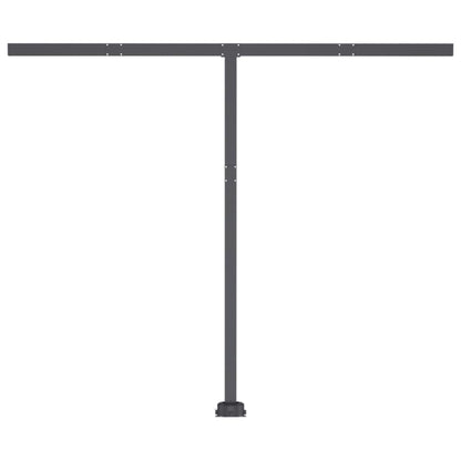 Tenda da Sole Autoportante Automatica 350x250 cm Gialla Bianca - homemem39