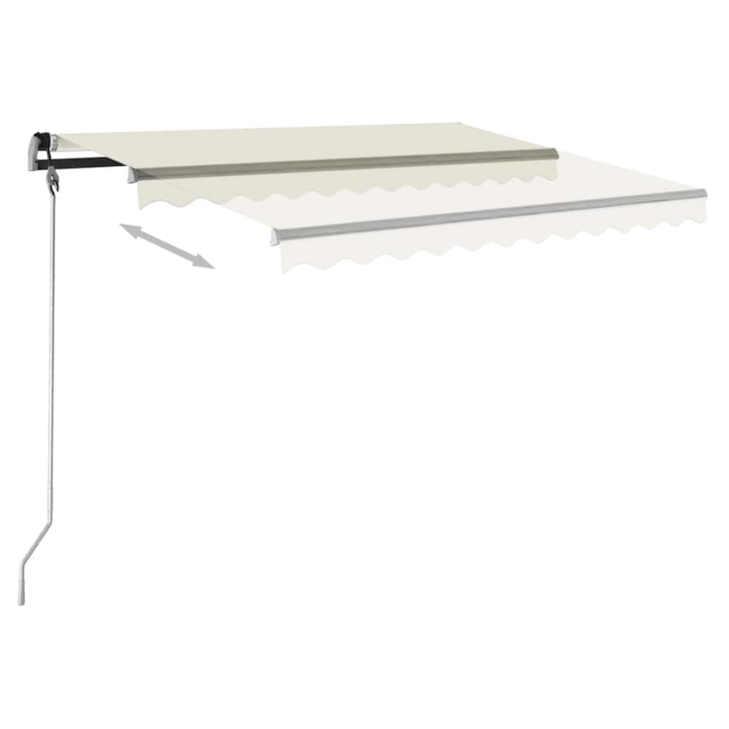 Tenda da Sole Automatica Autoportante 400x300 cm Crema - homemem39