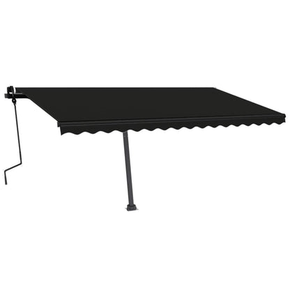 Tenda da Sole Manuale Autoportante 450x300 cm Antracite