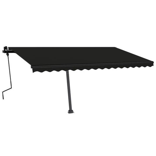 Tenda da Sole Manuale Autoportante 450x300 cm Antracite