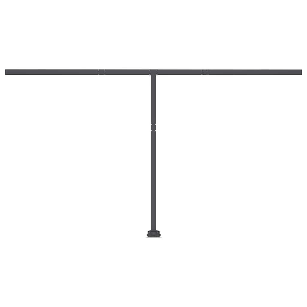 Tenda Automatica con Sensore Vento e LED 450x300 cm Antracite - homemem39