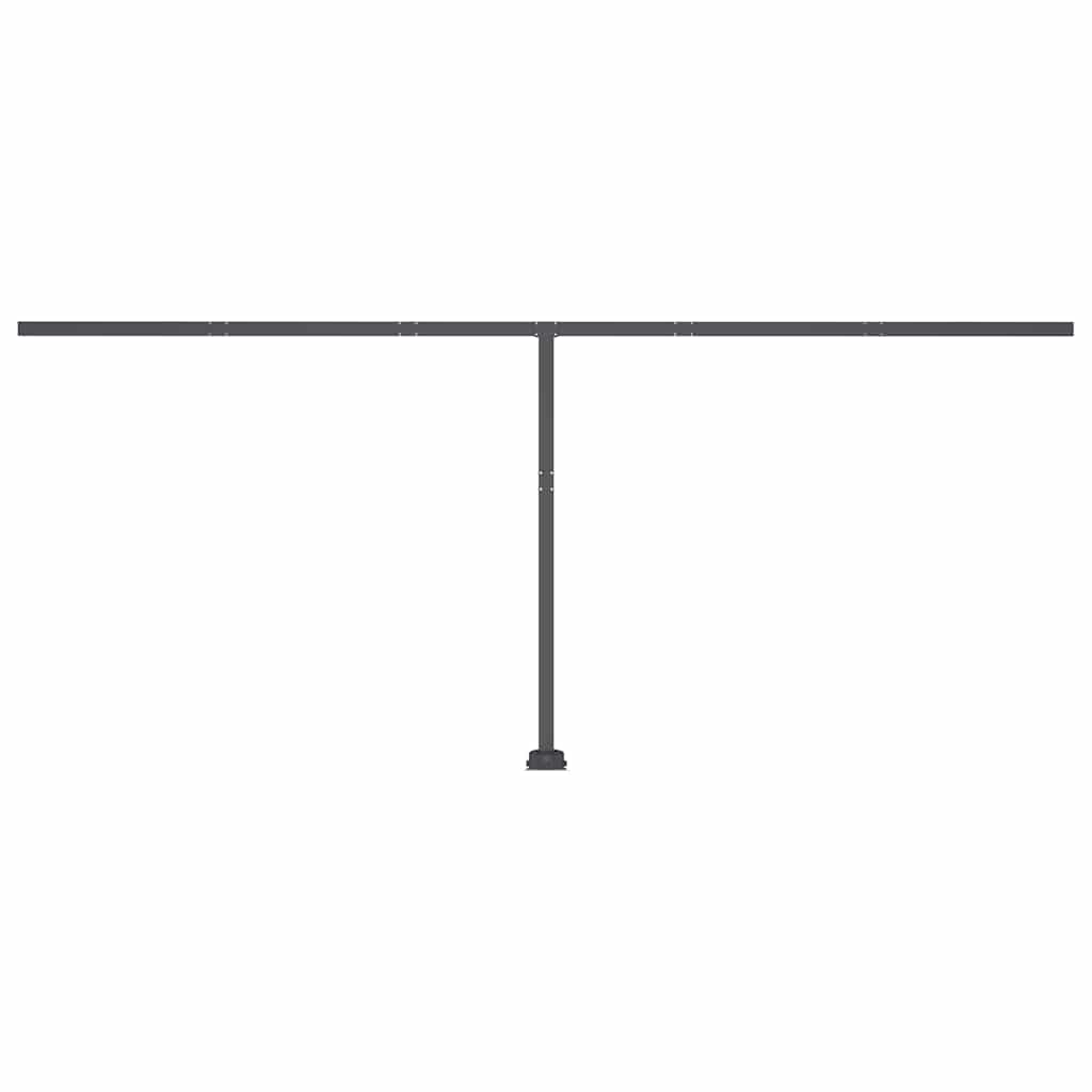 Tenda da Sole Autoportante Manuale Retrattile 600x300 cm Crema - homemem39