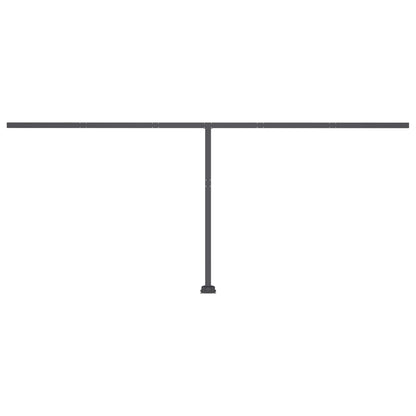 Tenda da Sole Autoportante Manuale 600x300 cm Arancione Marrone - homemem39