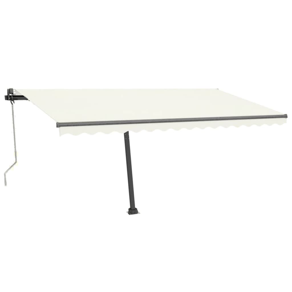 Tenda da Sole Automatica Autoportante 400x350 cm Crema - homemem39