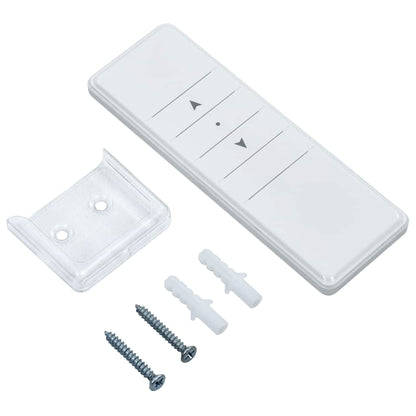 Tenda da Sole Retrattile Automatica Pali 3,5x2,5m Gialla Bianca - homemem39