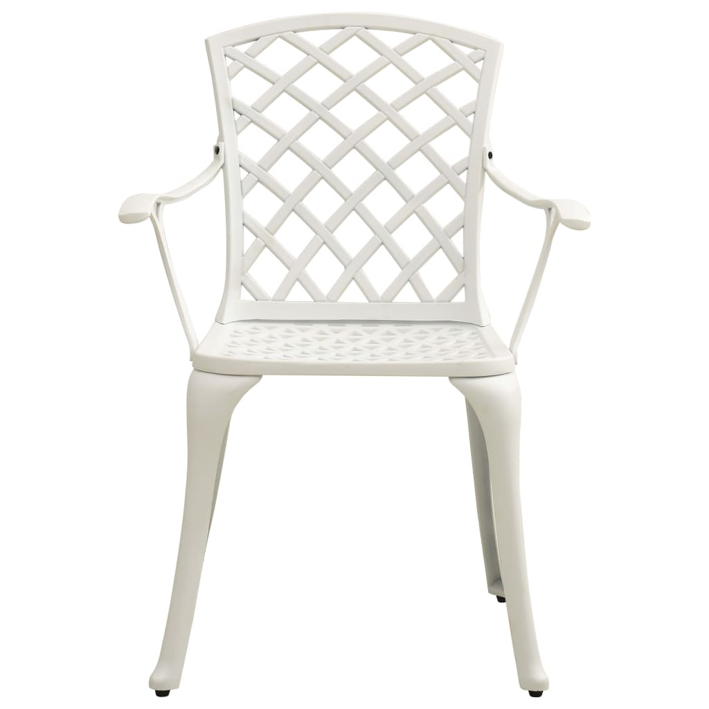 Set da Bistrot 3 pz in Alluminio Pressofuso Bianco | homemem39