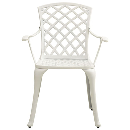 Set da Bistrot 3 pz in Alluminio Pressofuso Bianco | homemem39