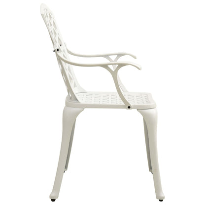 Set da Bistrot 3 pz in Alluminio Pressofuso Bianco | homemem39