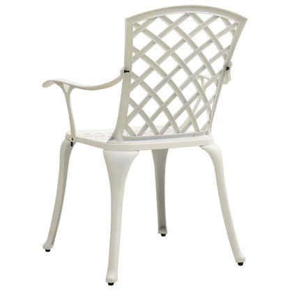Set da Bistrot 3 pz in Alluminio Pressofuso Bianco | homemem39