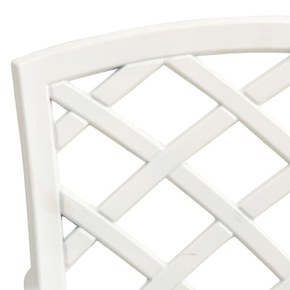 Set da Bistrot 3 pz in Alluminio Pressofuso Bianco | homemem39