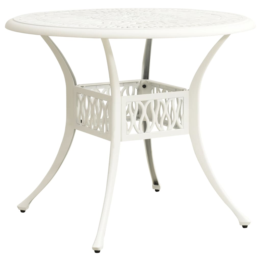 Set da Bistrot 3 pz in Alluminio Pressofuso Bianco | homemem39