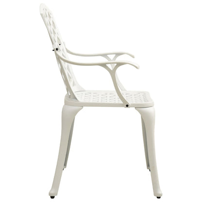 Set da Bistrot 3 pz in Alluminio Pressofuso Bianco | homemem39