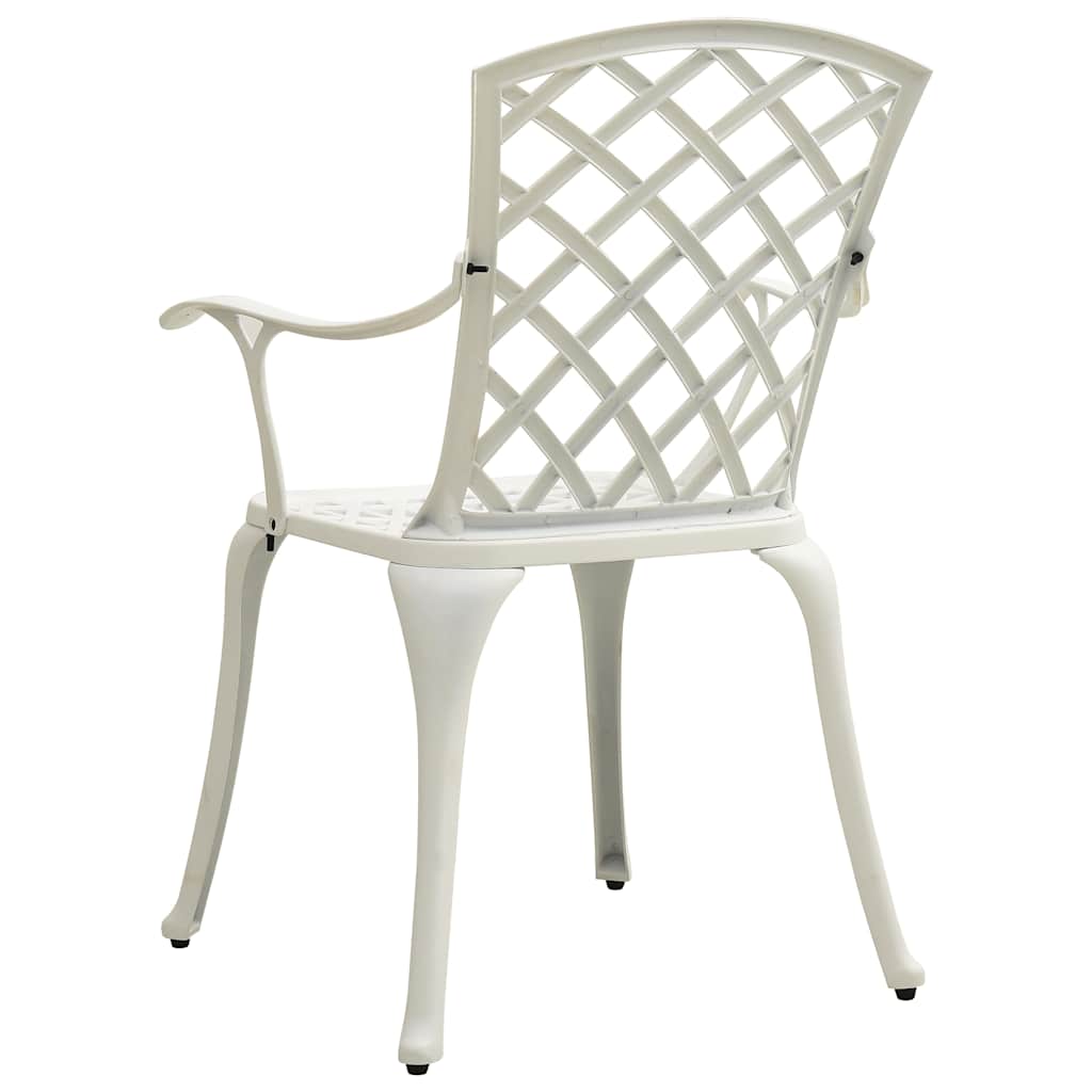 Set da Bistrot 3 pz in Alluminio Pressofuso Bianco