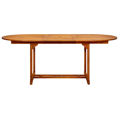 Set Mobili da Pranzo per Giardino 7 pz in Polyrattan Nero | homemem39