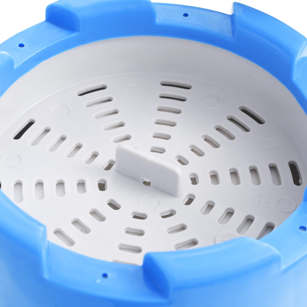 Piscina Fuori Terra con Skimmer e Pompa Sospesi 350x90cm Grigia | homemem39