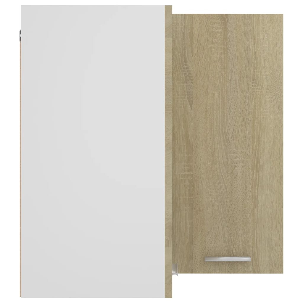 Pensile Angolare “Lyon” Rovere Sonoma 57x57x60 cm - homemem39