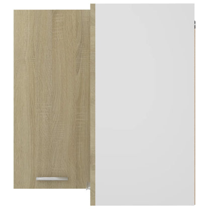 Pensile Angolare “Lyon” Rovere Sonoma 57x57x60 cm - homemem39
