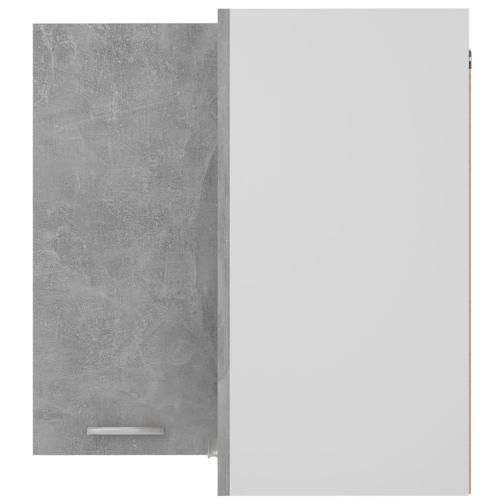 Pensile Angolare “Lyon” Grigio Cemento 57x57x60cm