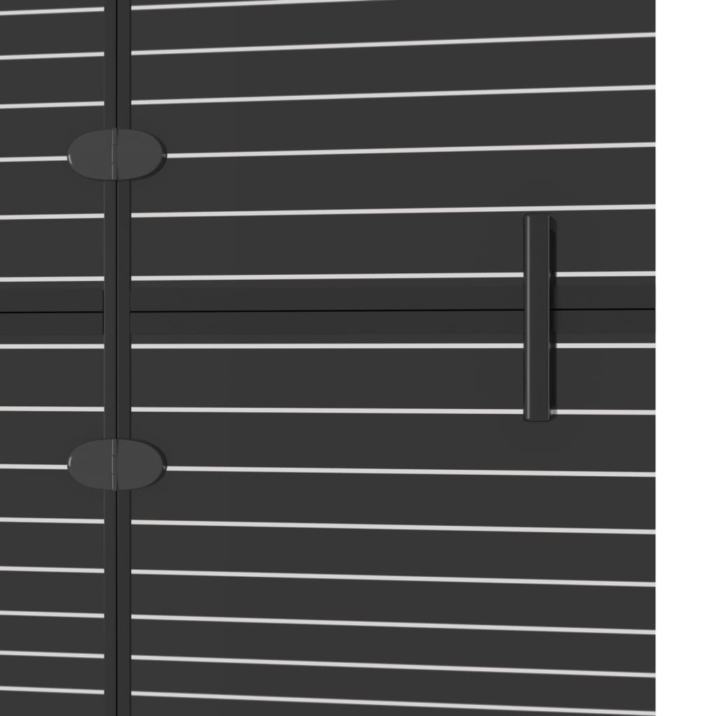 Pannello Doccia Pieghevole in ESG 120x140 cm Nero | homemem39