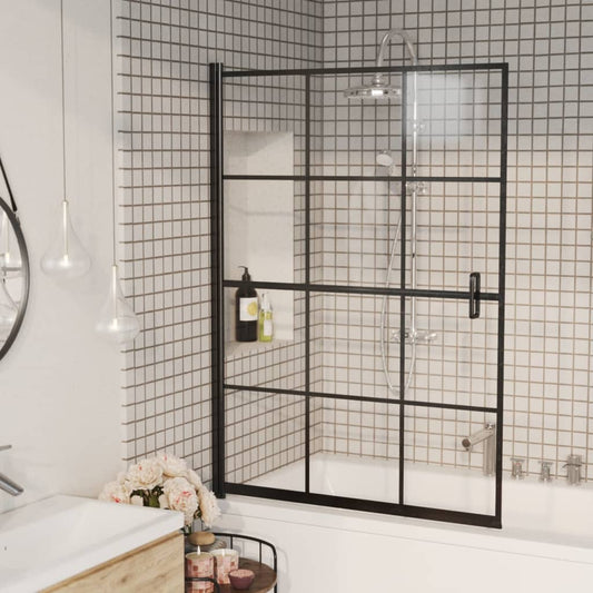 Pannello per Box Doccia in ESG 100x140 cm Nero | homemem39