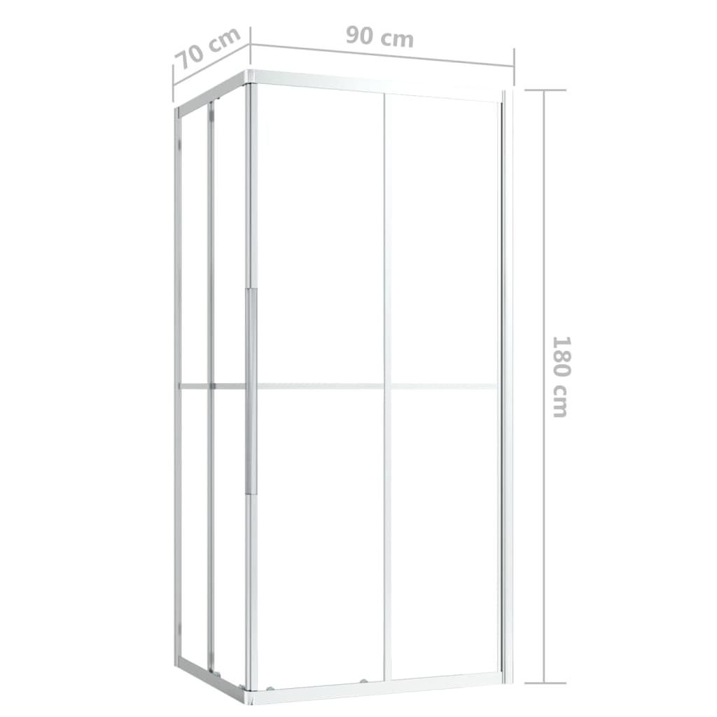 Cabina Doccia ESG 90x70x180 cm | homemem39