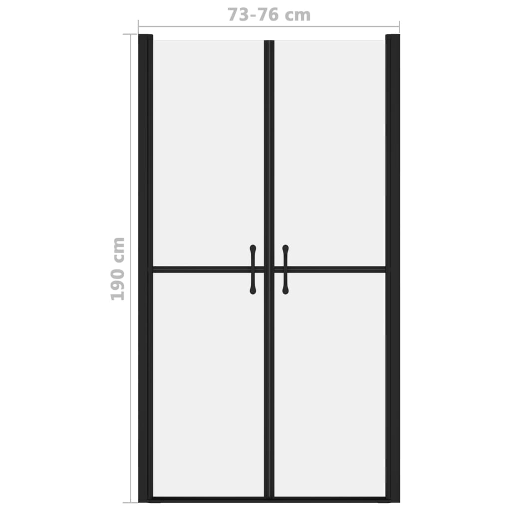 Porta per Doccia in ESG Satinato (73-76)x190 cm - homemem39