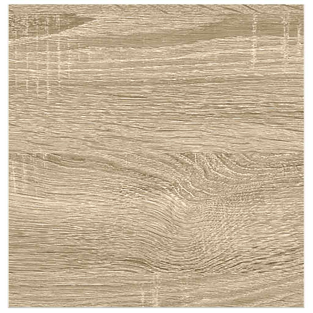 Scaffale a Parete Rovere e Bianco 23x23,5x3,8 cm in MDF | homemem39