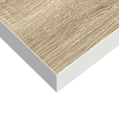 Scaffali a Parete 2 pz Rovere e Bianco 50x23x3,8 cm in MDF | homemem39