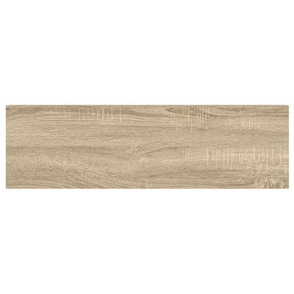 Scaffali a Parete 2 pz Rovere e Bianco 90x23,5x3,8 cm in MDF | homemem39