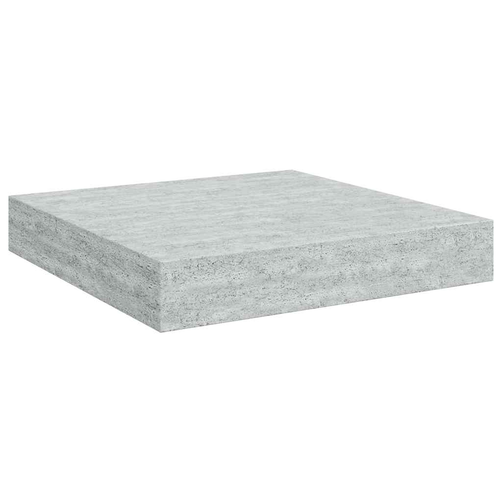Scaffale a Parete Grigio Cemento 23x23,5x3,8 cm in MDF | homemem39