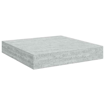 Scaffale a Parete Grigio Cemento 23x23,5x3,8 cm in MDF | homemem39