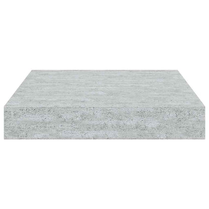 Scaffale a Parete Grigio Cemento 23x23,5x3,8 cm in MDF | homemem39