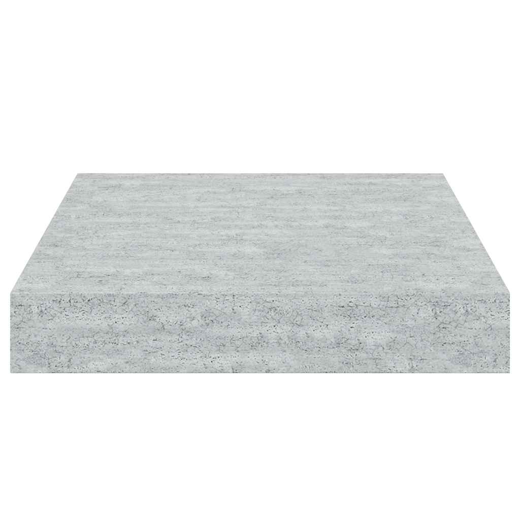 Scaffale a Parete Grigio Cemento 23x23,5x3,8 cm in MDF | homemem39