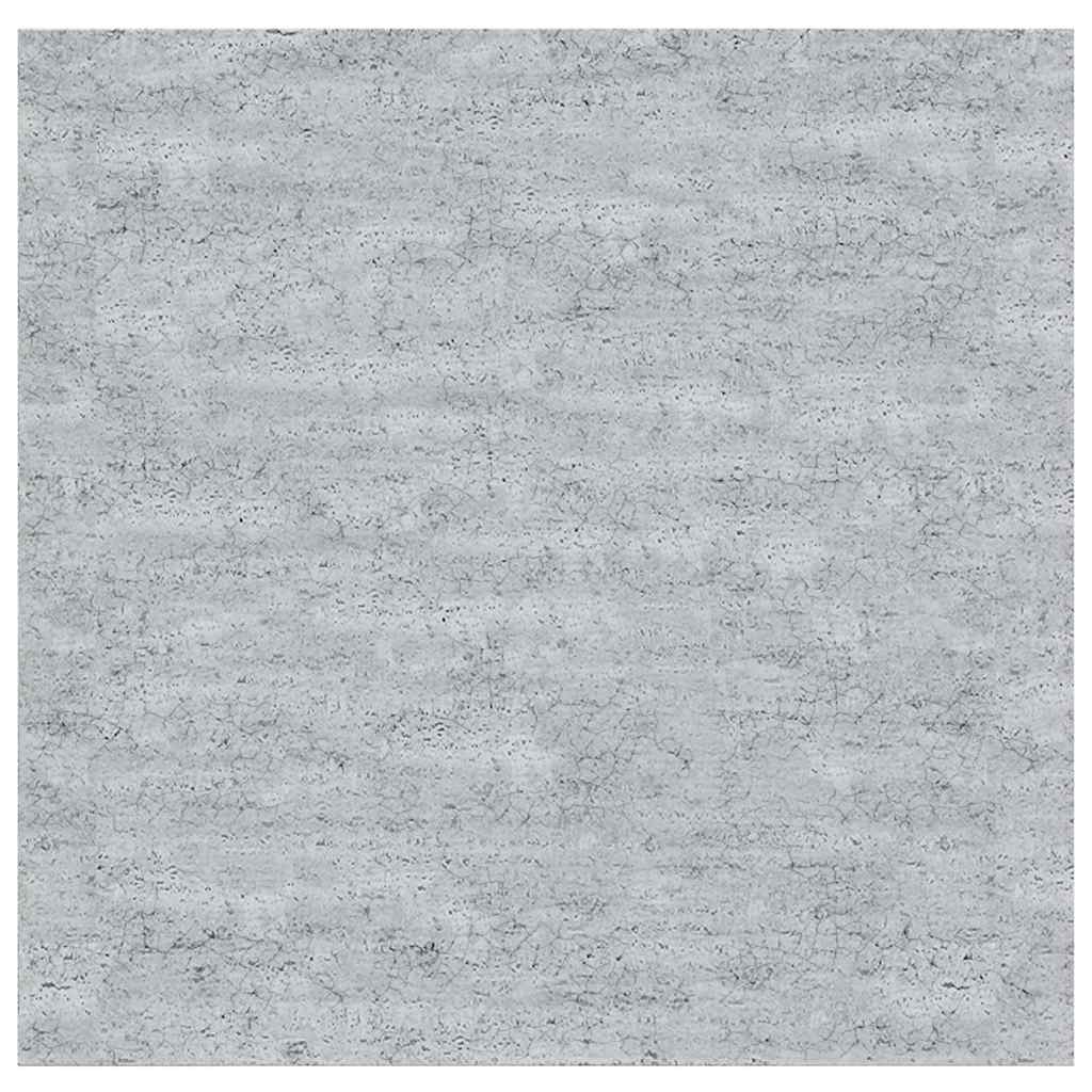 Scaffali a Parete 2 pz Grigio Cemento 23x23,5x3,8 cm in MDF