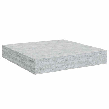 Scaffali a Parete 4 pz Grigio Cemento 23x23,5x3,8 cm in MDF | homemem39