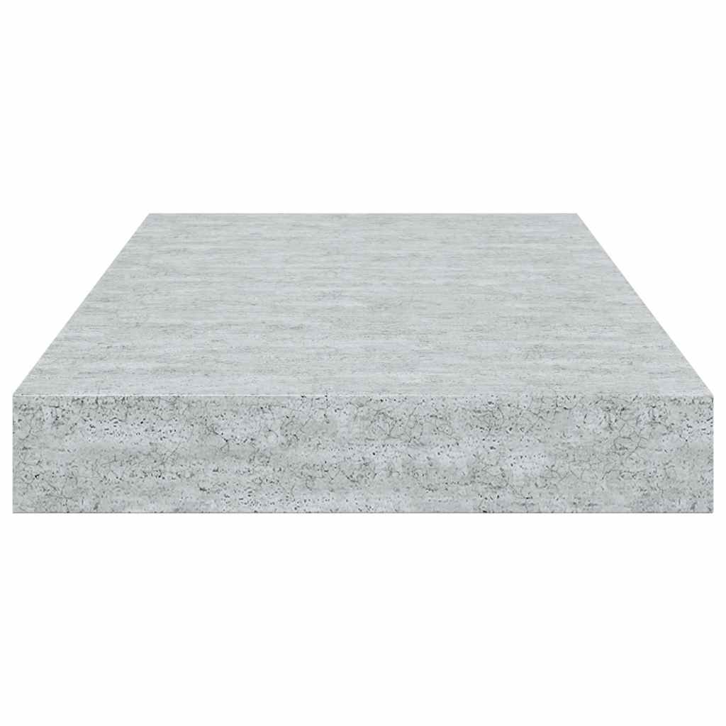 Scaffale a Parete Grigio Cemento 40x23x3,8 cm in MDF | homemem39