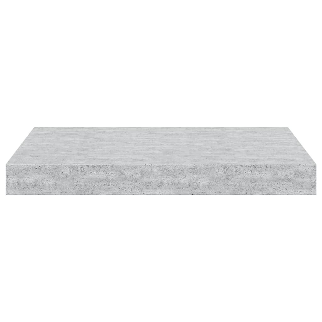 Scaffale a Parete Grigio Cemento 40x23,5x3,8 cm in MDF