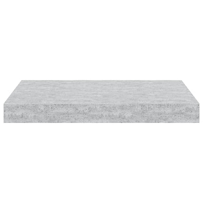 Scaffale a Parete Grigio Cemento 40x23,5x3,8 cm in MDF