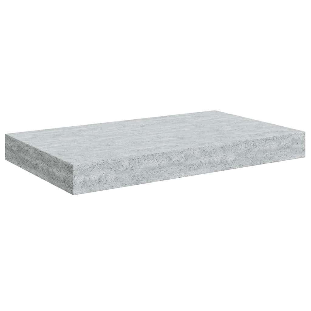 Scaffali a Parete 2 pz Grigio Cemento 40x23x3,8 cm in MDF | homemem39