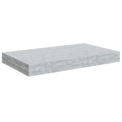 Scaffali a Parete 2 pz Grigio Cemento 40x23x3,8 cm in MDF | homemem39