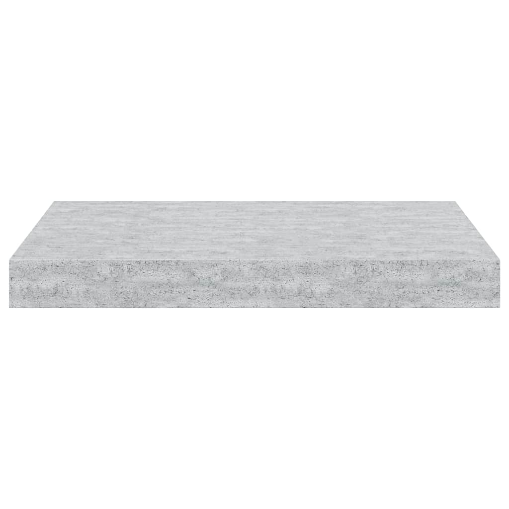 Scaffali a Parete 4 pz Grigio Cemento 40x23,5x3,8 cm in MDF | homemem39