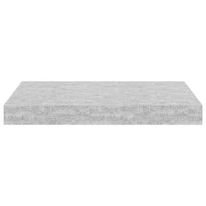 Scaffali a Parete 4 pz Grigio Cemento 40x23,5x3,8 cm in MDF | homemem39