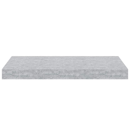 Scaffali a Parete 4 pz Grigio Cemento 50x23,5x3,8 cm in MDF | homemem39