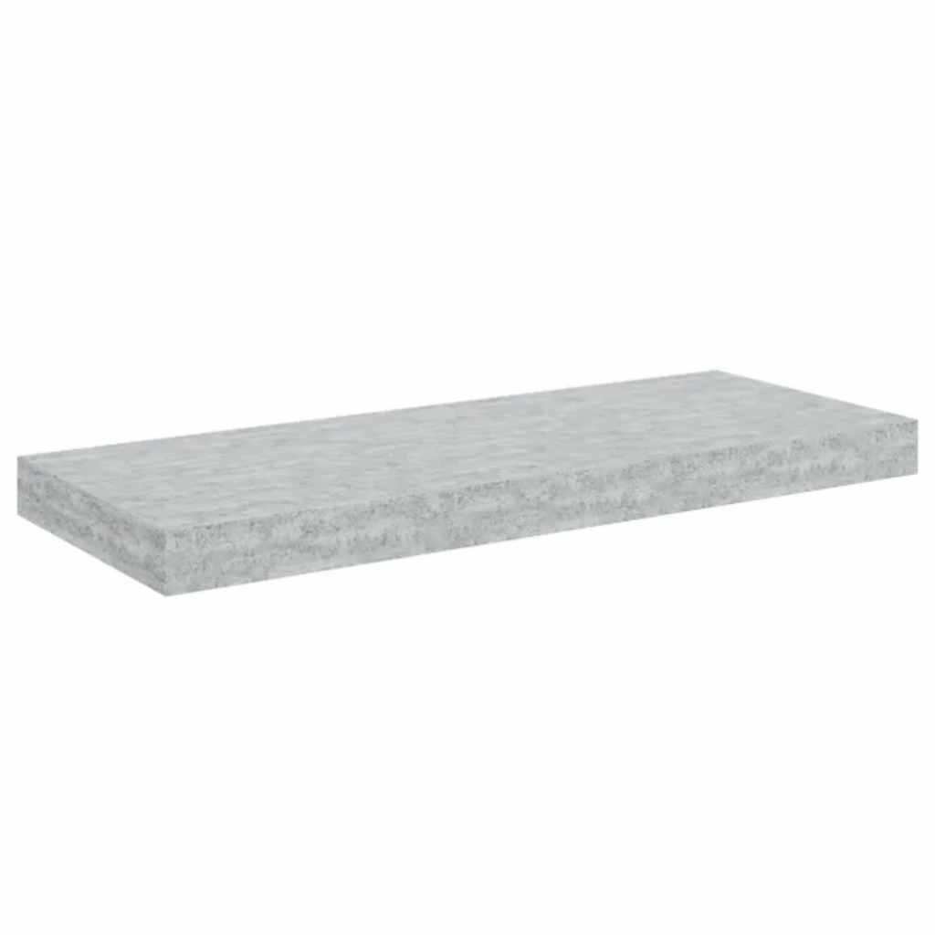 Scaffali a Parete 4 pz Grigio Cemento 60x23,5x3,8 cm in MDF | homemem39