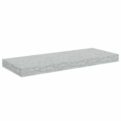 Scaffali a Parete 4 pz Grigio Cemento 60x23,5x3,8 cm in MDF | homemem39
