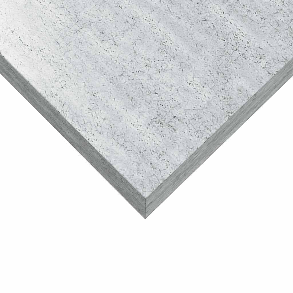 Scaffale a Parete Grigio Cemento 80x23,5x3,8 cm in MDF | homemem39